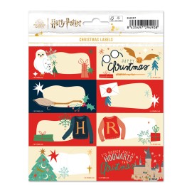 ETIQUETAS ADHESIVAS NAVIDAD HARRY POTTER