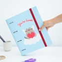 CARPETA 4 ANILLAS PUSHEEN PURRFECT LOVE COLLECTION