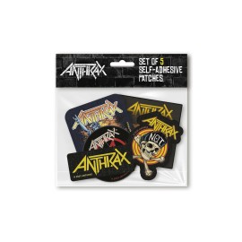 SET DE 5 PARCHES ANTHRAX