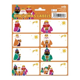 ETIQUETAS ADHESIVAS NAVIDAD THE THREE WISE MEN