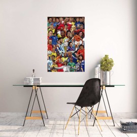 POSTER LEGENDARY FOOTBALLERS 2