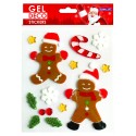 STICKERS GEL DÉCO NOËL BISCUITS