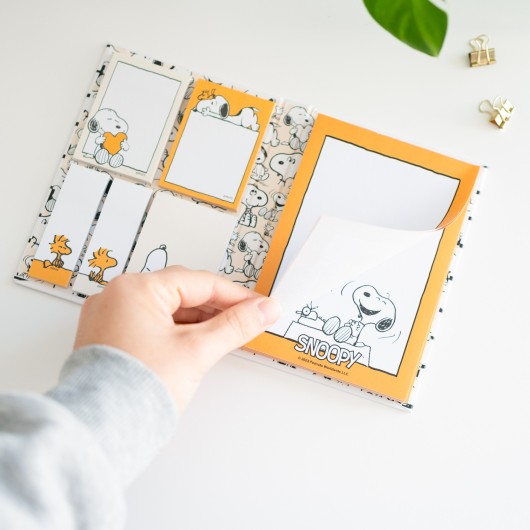 BLOC DE NOTES ADHÉSIVES SNOOPY LAZY DAYS