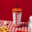 VERRE EN ACIER AVEC PAILLE KETNIPZ