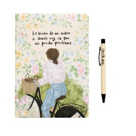 SET CARNET PREMIUM A5 AVEC STYLO ANA MARIN 2