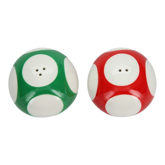 SALIÈRE ET POIVRIÈRE NINTENDO SUPER MARIO CHAMPIGNONS