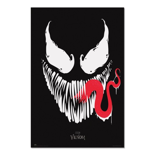 POSTER MARVEL VENOM DARK FACE