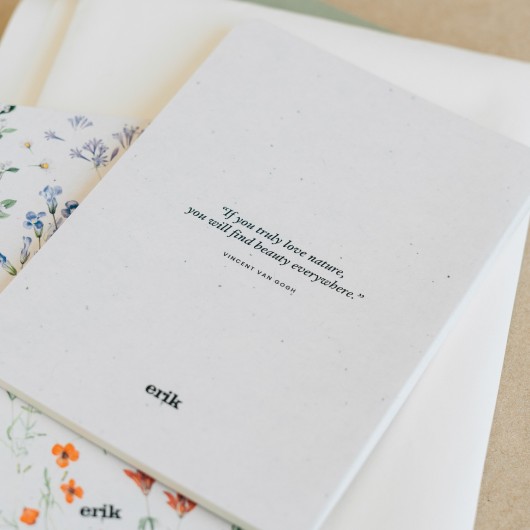 PACK 3 CARNETS A6  WILD FLOWERS