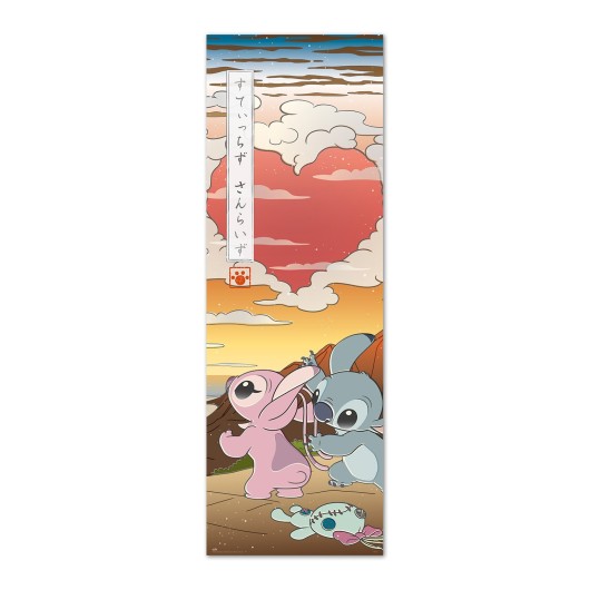 POSTER PORTE STITCH JAPON