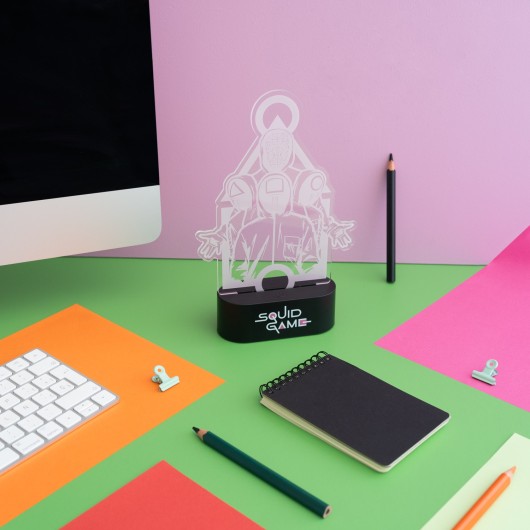 LAMPE DE TABLE LED LE JEU DU CALAMAR