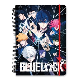 CARNET COUVERTURE RIGIDE A5 BLUE LOCK