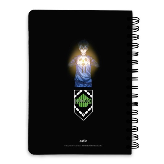 CARNET COUVERTURE RIGIDE A5 BLUE LOCK