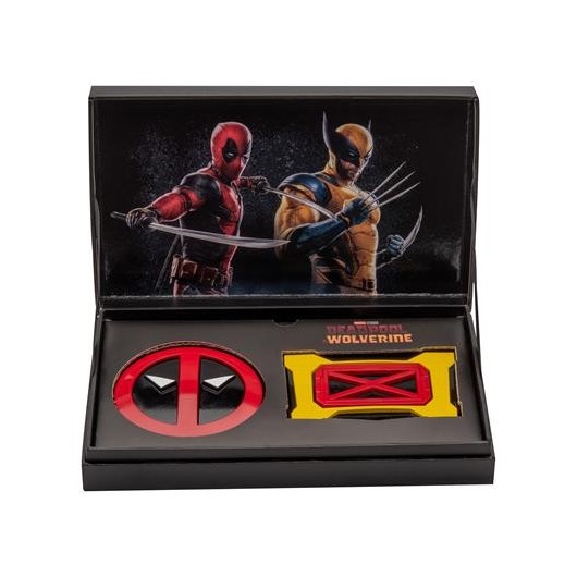 SET ÉPINGLETTES MARVEL DEADPOOL ET WOLVERINE MAGNÉTIQUES