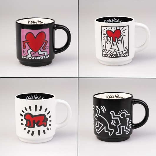 SET DE 4 MUGS KEITH HARING