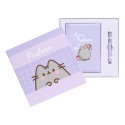 SET CARNET PREMIUM A5 AVEC STYLO PUSHEEN MOMENTS