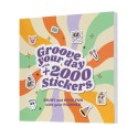 LIVRE D'AUTOCOLLANTS GROOVE YOUR DAY