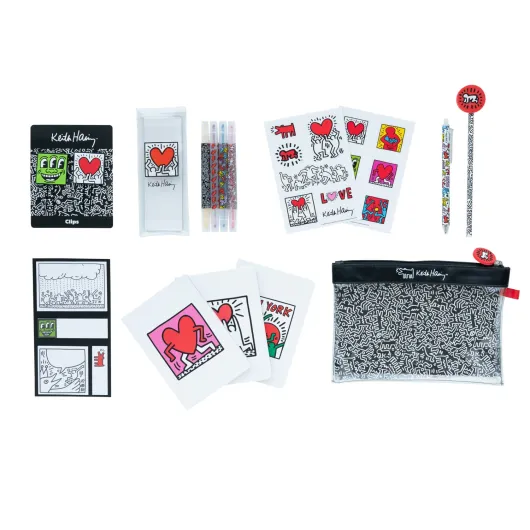 SET DE PAPETERIE KEITH HARING
