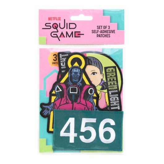 SET DE 3 PATCHS LE JEU DU CALAMAR