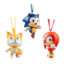 SET DE 3 DÉCORATIONS DE NOËL SONIC
