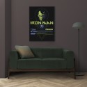 POSTER PHOSPHORESCENT MARVEL IRON MAN