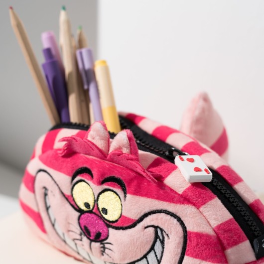 TROUSSE VELOURS DISNEY ALICE AU PAYS DES MERVEILLES CHAT CHESHIRE