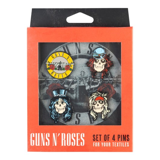 SET DE 4 PINS GUNS N ROSES