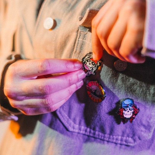 SET DE 4 PINS GUNS N ROSES