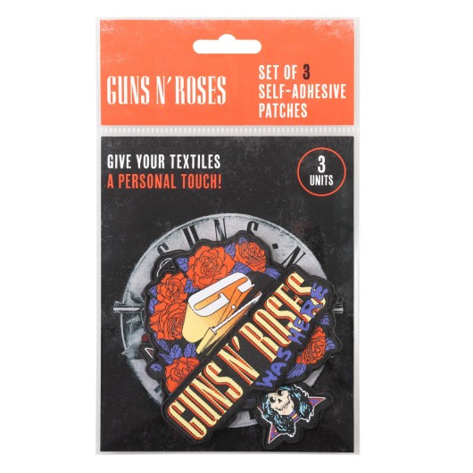 LOT DE 3 PATCHS GUNS N ROSES