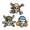 SET DE 3 PATCHS ONE PIECE NETFLIX
