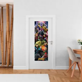 POSTER PORTE MARVEL AVENGERS INFINITY WAR 2