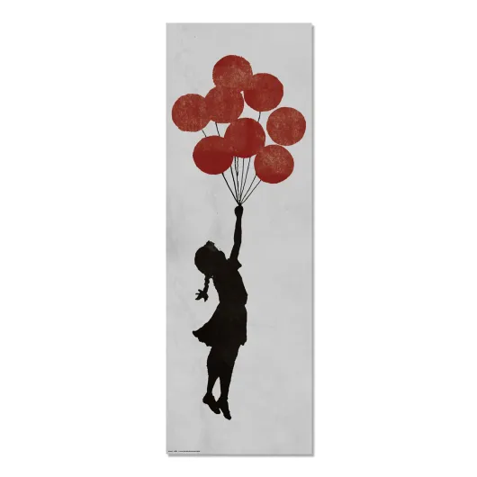 POSTER PORTE BRANDALISED GIRL FLOATING ORIGINAL