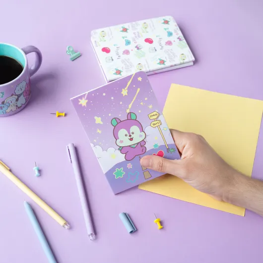 PACK 3 CARNETS A6 BT21 THE JOURNEY MANG