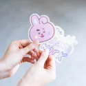 PACK 2 STICKERS VINYLE BT21 THE JOURNEY COOKY