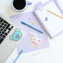 PACK 2 STICKERS VINYLE BT21 THE JOURNEY KOYA