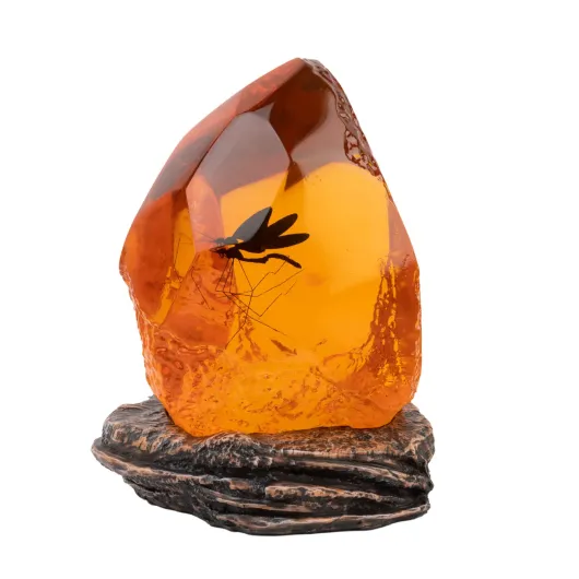LAMPE JURASSIC PARK AMBER