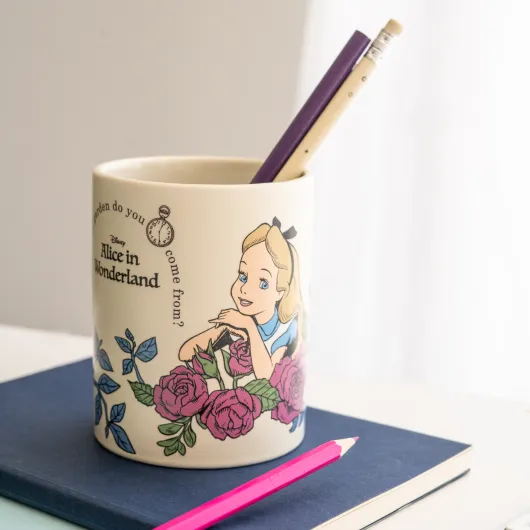 POT A CRAYONS CERAMIQUE ALICE AU PAYS DES MERVEILLES
