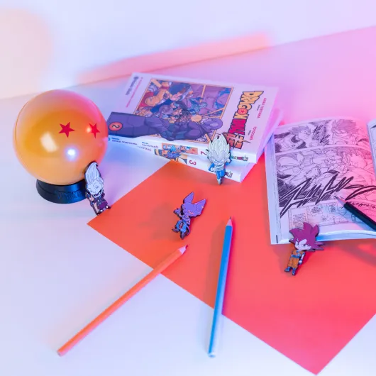 PACK DE 4 PINS DRAGON BALL SUPER SAGA BATTLE OF GODS