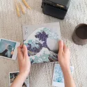 ALBUM PHOTO 16X16 CM 24 PAGES ADHESIVES LA GRANDE VAGUE DE KANAGAWA HOKUSAI
