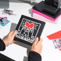 ALBUM PHOTO 16X16 CM 24 PAGES ADHESIVES KEITH HARING