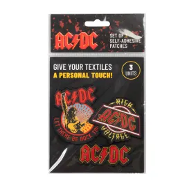SET DE 3 PATCHS AC/DC 2