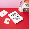 CARNET PREMIUM A5 COUVERTURE POLAIRE SNOOPY LOVE SEASON