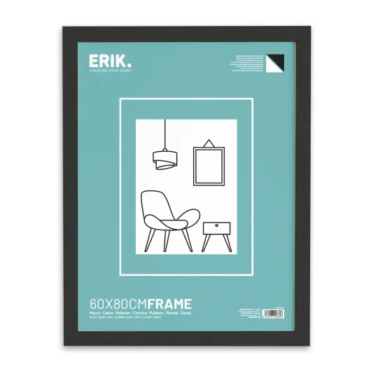 CADRE DE POSTER 60X80 CM MDF NOIR
