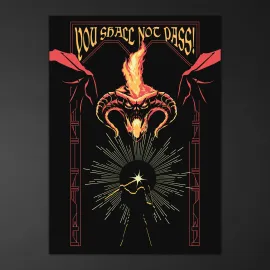 POSTER PHOSPHORESCENT LE SEIGNEUR DES ANNEAUX BALROG 2