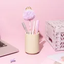 SET DE 10 STYLOS AVEC POMPON PUSHEEN MOMENTS