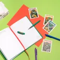 SET CARNET PREMIUM A5 AVEC STYLO TORTUES NINJA