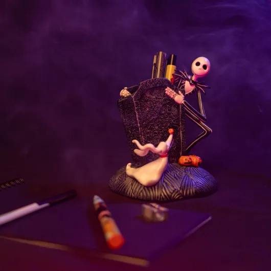 POT A CRAYONS ET ENSEMBLE D'ECRITURE DISNEY L'ETRANGE NOEL DE MR JACK