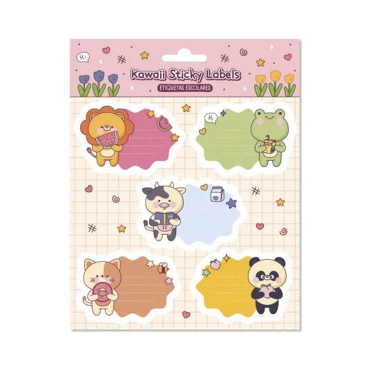 ÉTIQUETTES ADHÉSIVES PREMIUM KAWAII