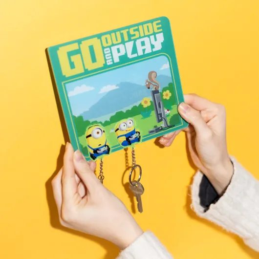 PORTE-CLÉS AVEC PORTE-CLÉS MINIONS