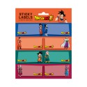 ETIQUETTES ADHESIVES DRAGON BALL