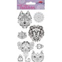 TATTOOS TEMPORAIRES ANIMAUX MANDALA